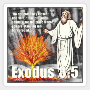 Exodus 3:5 Sticker